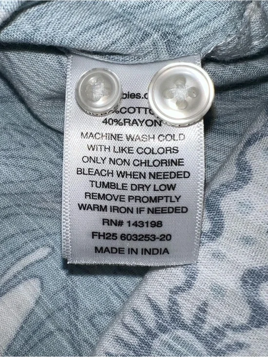 Chubbies Men’s Off White Tropical Friday Short-Sleeve Button-Down Shirt Sz XL - Picture 9 of 14